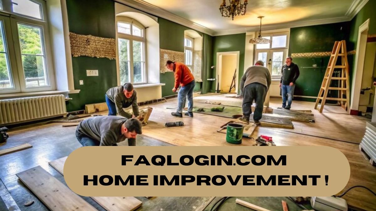 faqlogin.com home improvement !